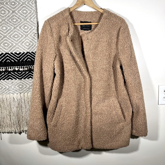 Anthropologie sanctuary tan teddy coat - Picture 1 of 7